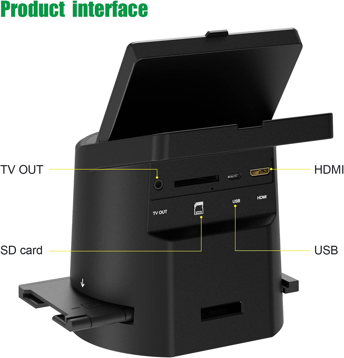 22MP Film Scanner with 3.5 LCD V3177