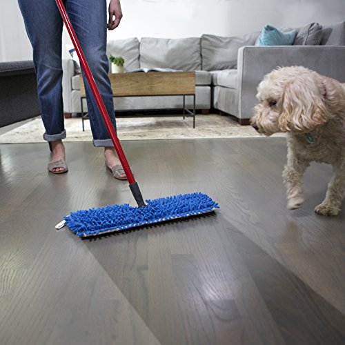 Dual-Action Microfiber Flip Mop with Telescopic Handle M2246