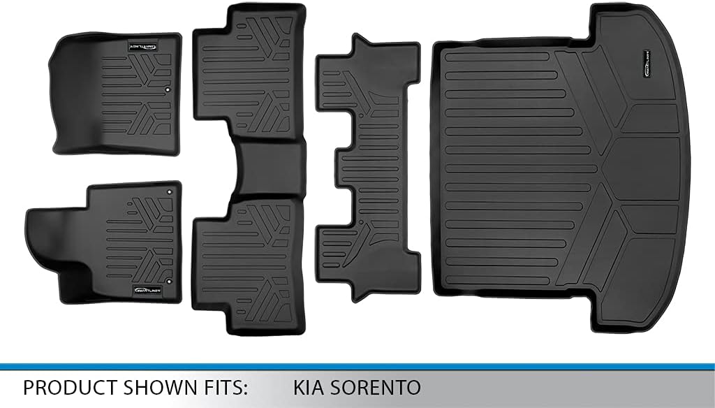 Custom Fit 3 Row Floor Mats & Cargo Liner Set L572