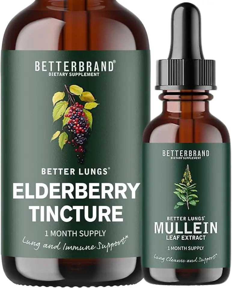Mullein Leaf Extract and Elderberry Tincture D361797