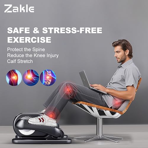 Under Desk Elliptical Machine with Remote Control & 12 Adjustable Speeds G474
