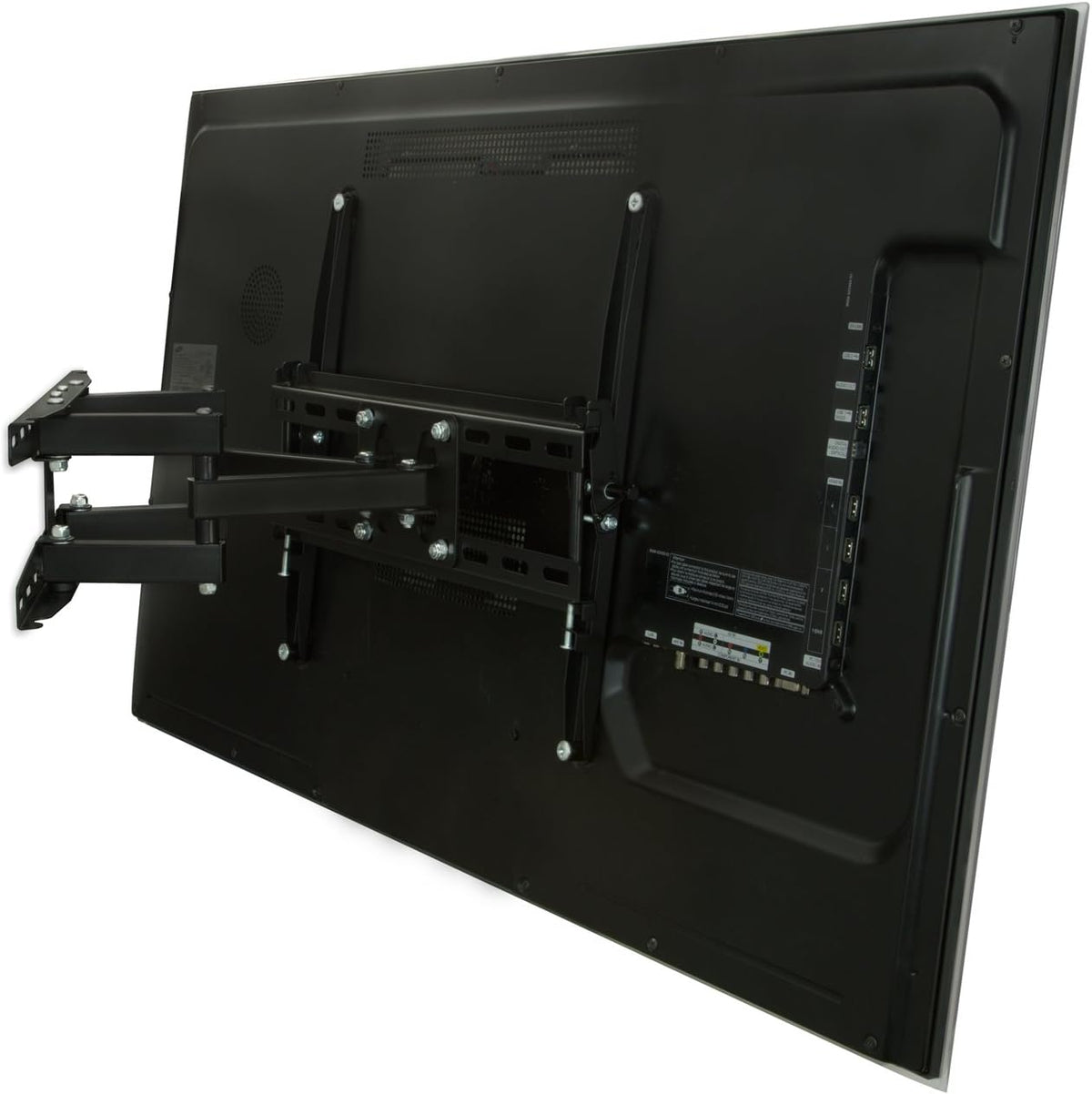 Articulating TV Wall Mount Corner Bracket, VESA 400 x 400, Dual Arm Full Motion, 115 Lbs Capacity, Black, Pack of 2 M29060