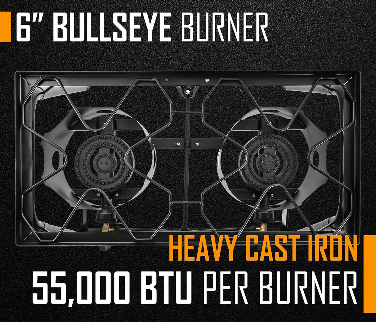 Double Propane Burner Camping Stove G363