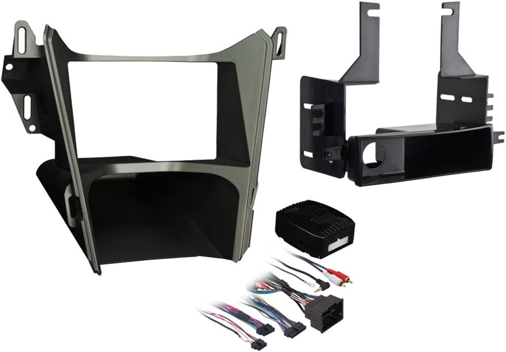 Single DIN/Double DIN Installation Kit (Gray) P1541