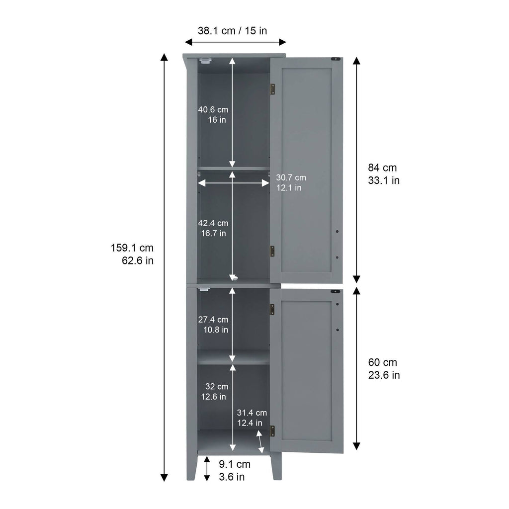 Wooden Linen Tower Cabinet U3039