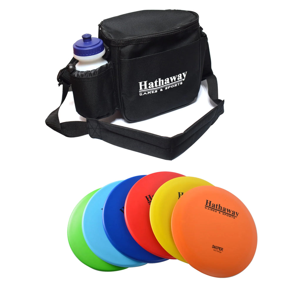 Disc Golf Starter Set with 6 Discs and Case W683824