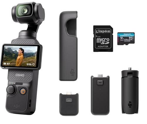 Osmo Pocket 3 Vlogging Camera with 1'' CMOS & 4K/120fps Video, 3-Axis Stabilization, 2" Rotatable Touchscreen Y14206