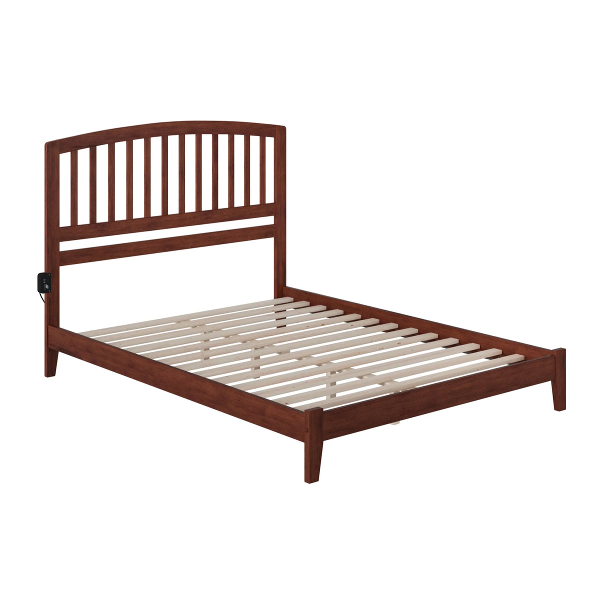 Queen Platform Bed in Walnut X288