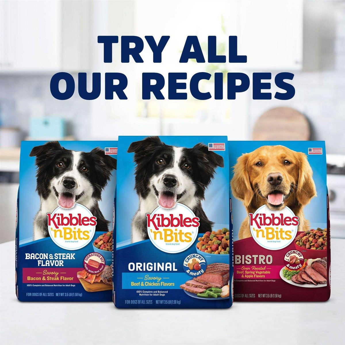 Original Beef & Chicken Dry Dog Food W3911