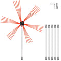 20ft 6 Rods Rotary Chimney Brush Kit X61038