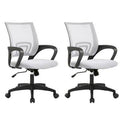 Adjustable Seat Height White Task Chair F2826