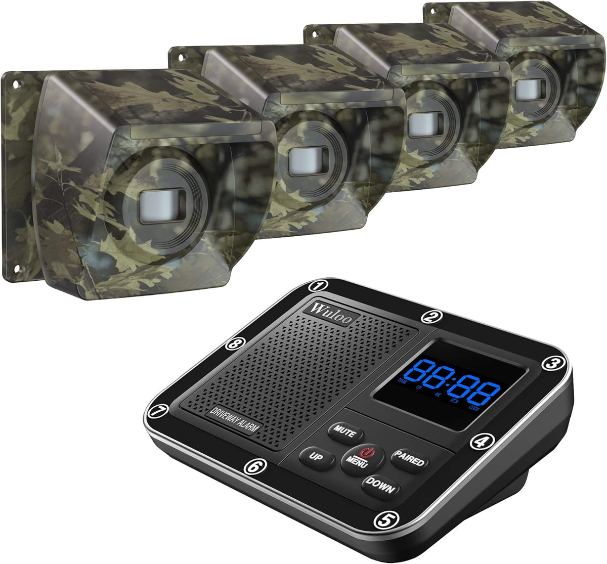 1800 Ft Wireless Outdoor Motion Sensor Driveway Alert System E89488