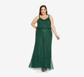Beaded Blouson Gown - Green K123656