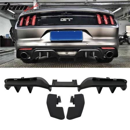 Black 3 Piece Rear Diffuser Valance Panel B428