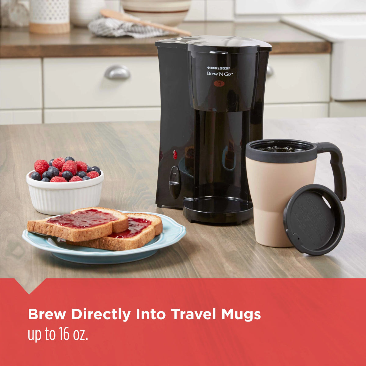 Personal Coffeemaker with Travel Mug M9128