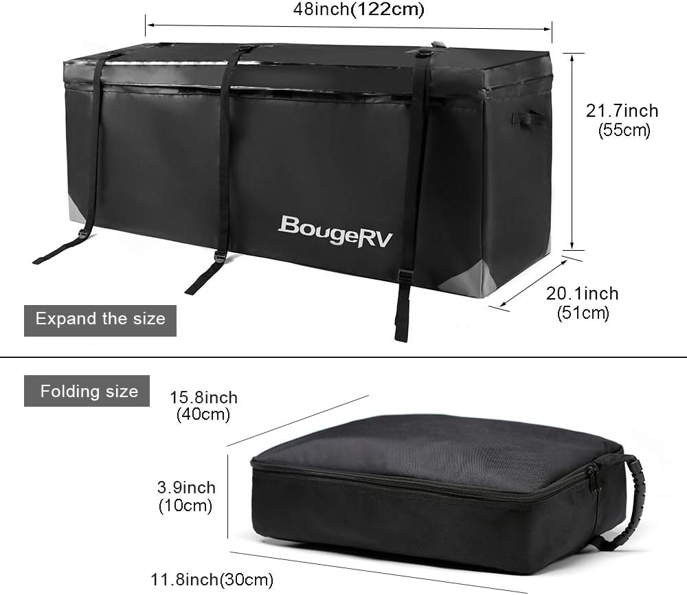 Waterproof Hitch Mount Cargo Bag 48'' L x 20'' W x 22'' H M44288