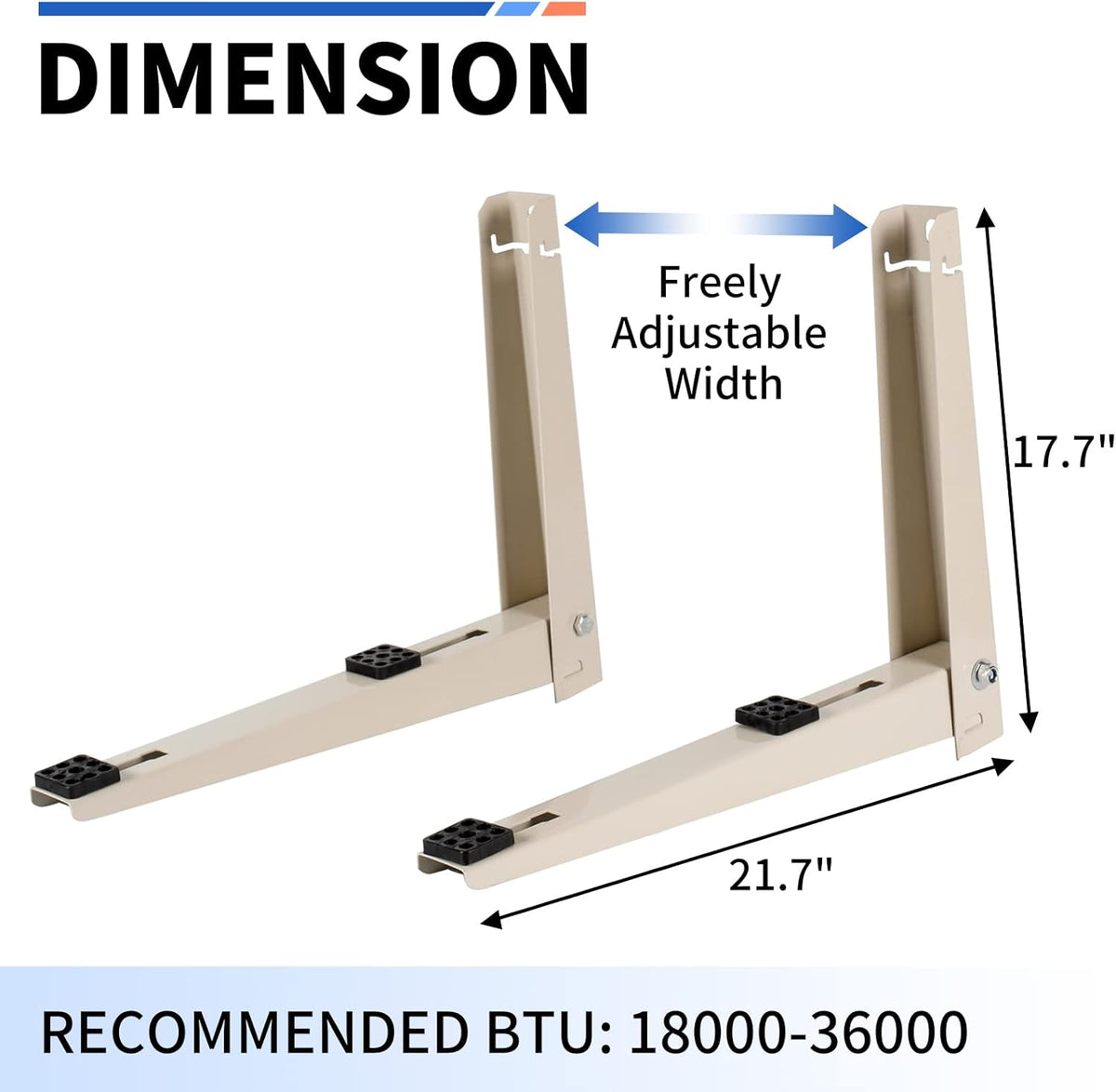 Mini Split Wall Mounting Bracket Pack of 2 J228