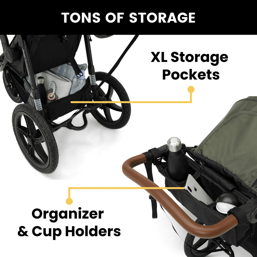 Black Jogging Stroller M602