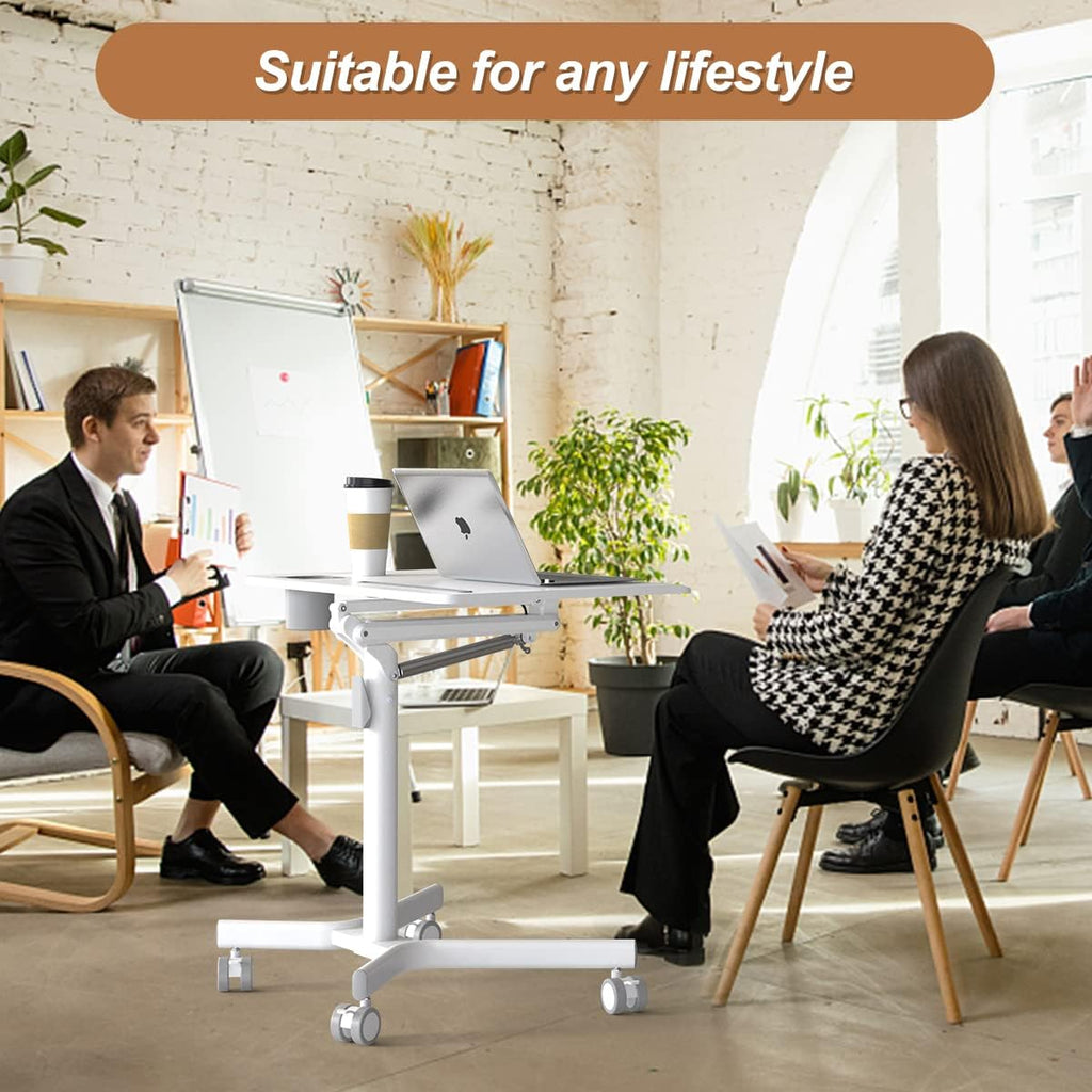 Portable Laptop Desk with Wheels U42554