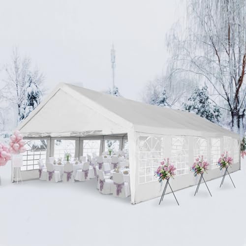 20x40Ft Heavy Duty Outdoor Canopy Tent with Storage Bags Q662