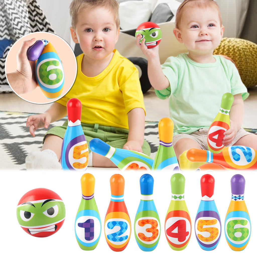Mini Bowling Game Indoor Outdoor Sports Garden Toys C872
