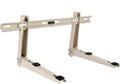 Mini Split Wall Mounting Bracket with Level, Measurement on Top Rail, Pack of 2 N45758