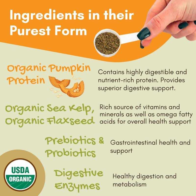 Organic Pumpkin Supplement for Dogs B812953