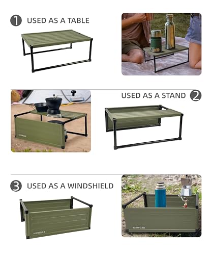 Ultralight Aluminum Folding Camping Table with Carry Bag H1040