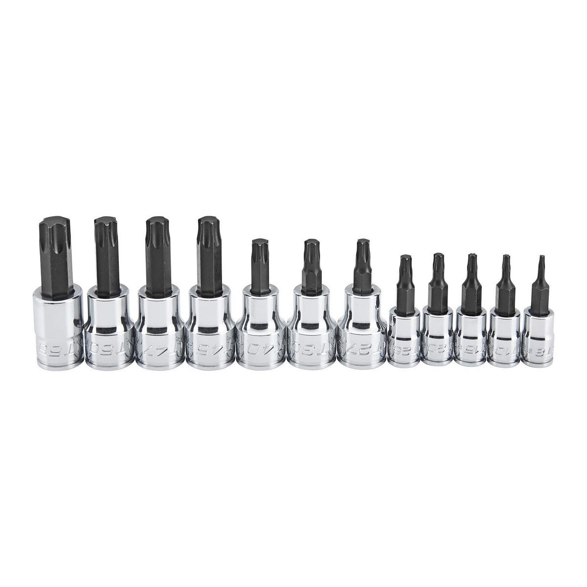 1/4 in. 3/8 in. Drive TORX Bit Socket Set, 12-Piece R52758