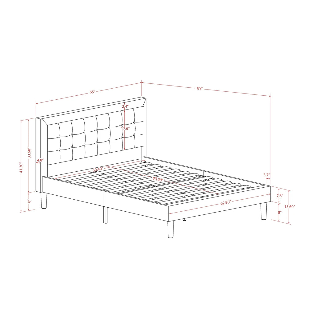 3-piece Wood Queen Bedroom Set O518