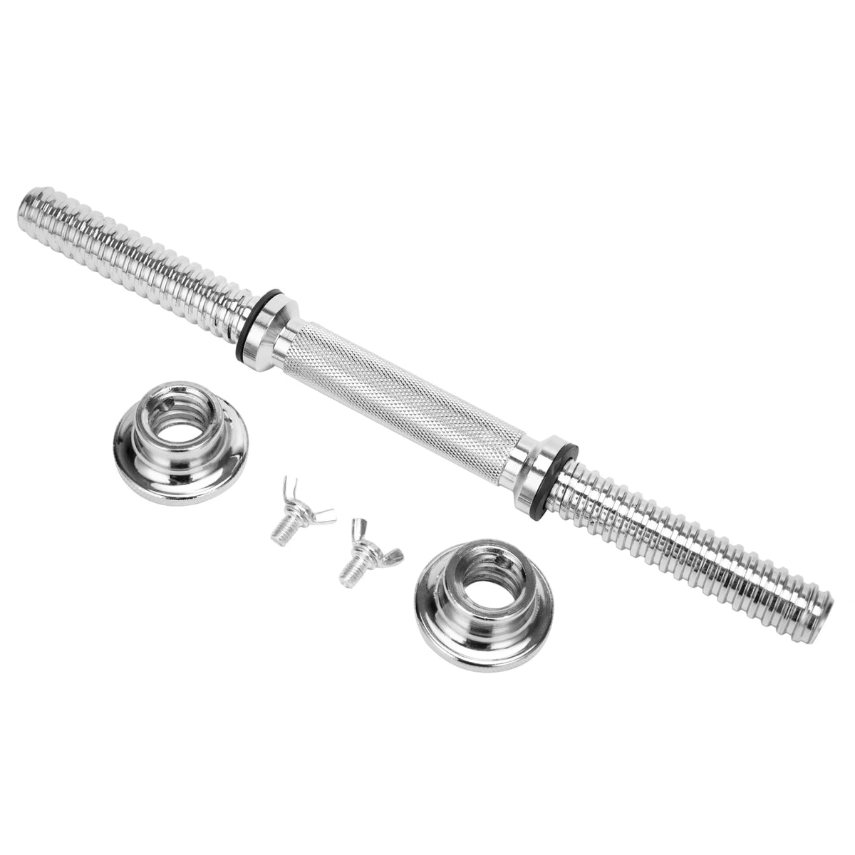 17.7 Inch Solid Steel Adjustable Dumbbell Handle Bar C1136