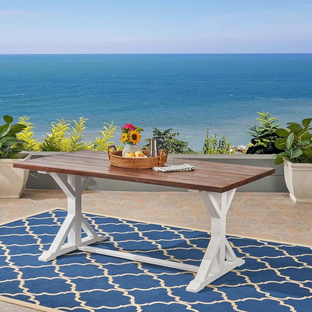 Brown Outdoor Table Q24137
