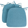 Beige D-Shaped Seat Cushions with Removable Washable Cover, Set of 4 B1586