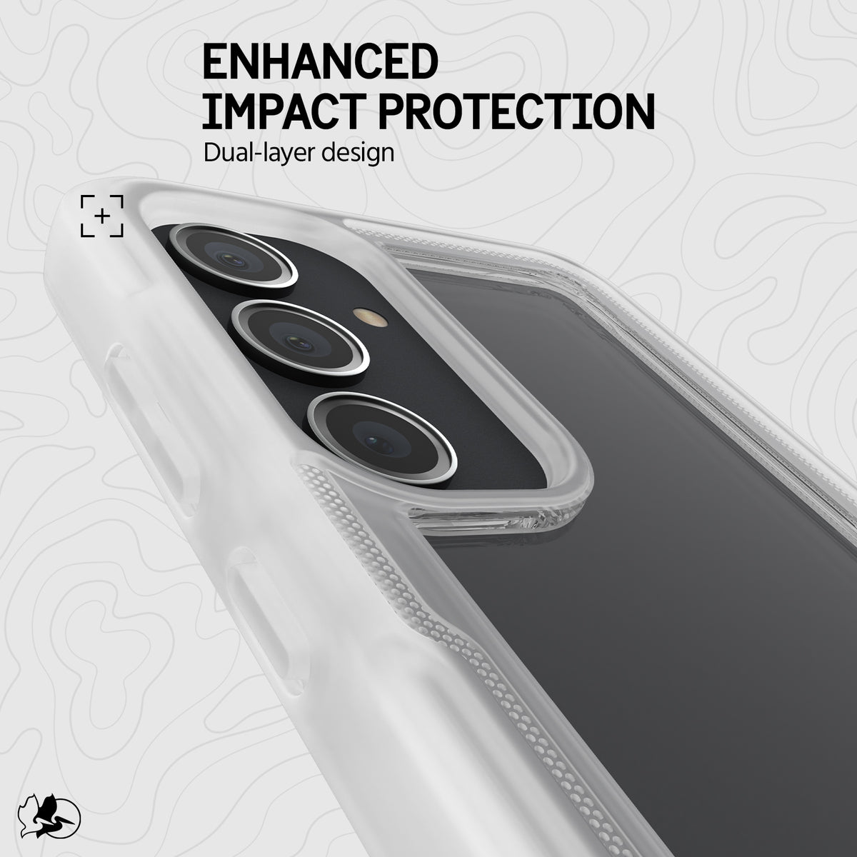 Clear Samsung Galaxy S24 Case with Belt Clip Holster L978157