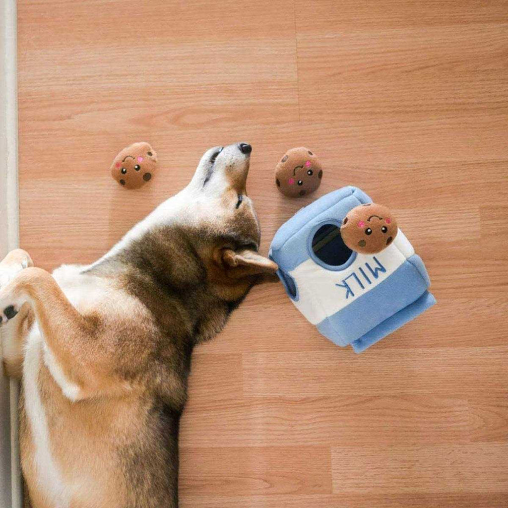 Milk and Cookies Dog Toy R383770