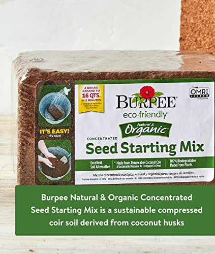 Organic Coconut Coir Seed Starting Mix, 16 Quart X7098