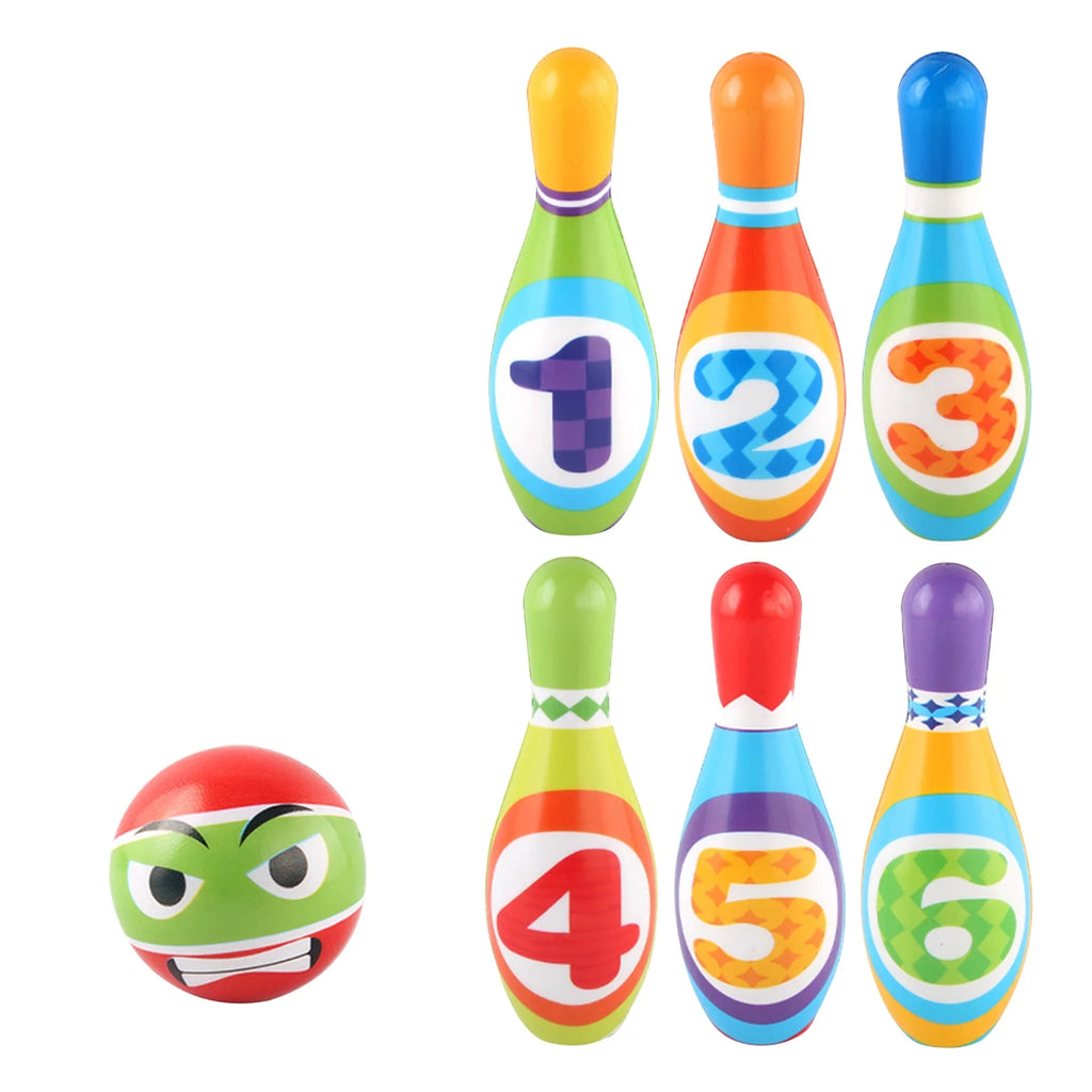 Mini Bowling Game Indoor Outdoor Sports Garden Toys C872