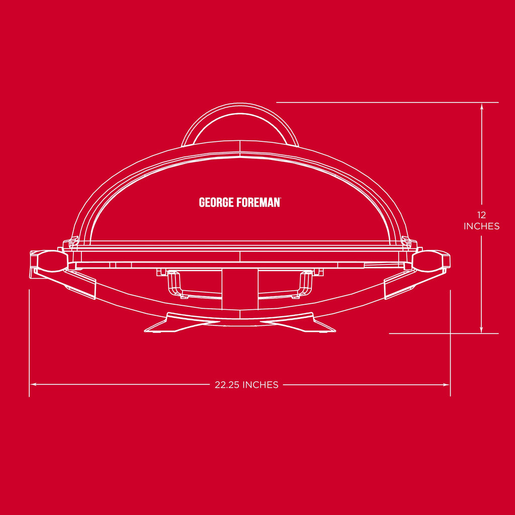 Red Electric Grill Y423