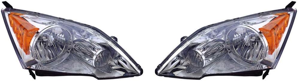 Honda CR-V Headlight Assembly Pair 2007-2011 Y5681