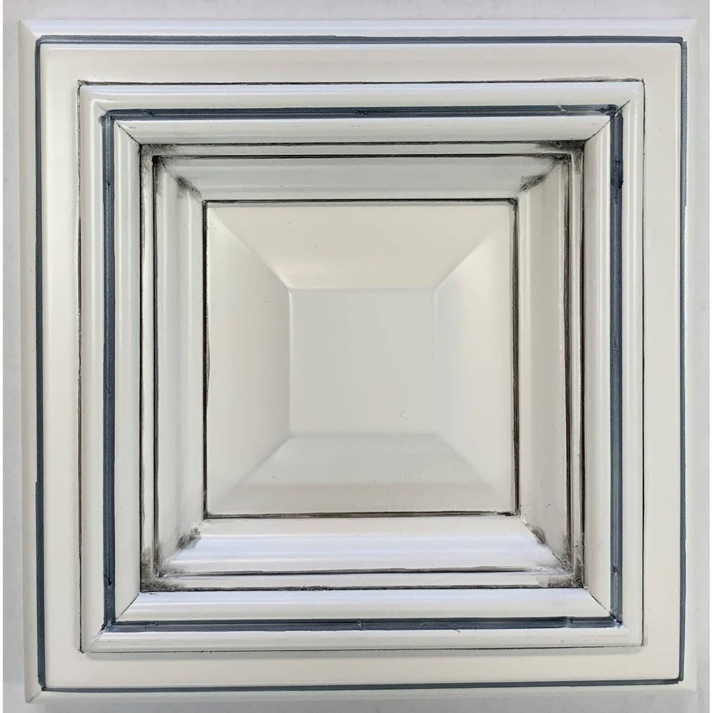 White Single Door Corner Wall Cabinet T29160