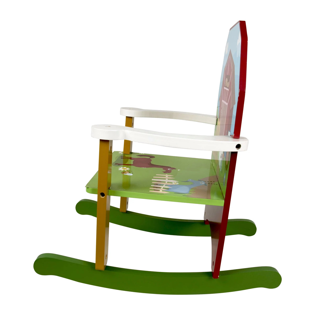 Wood Farm Themed Rocking Chair S13523