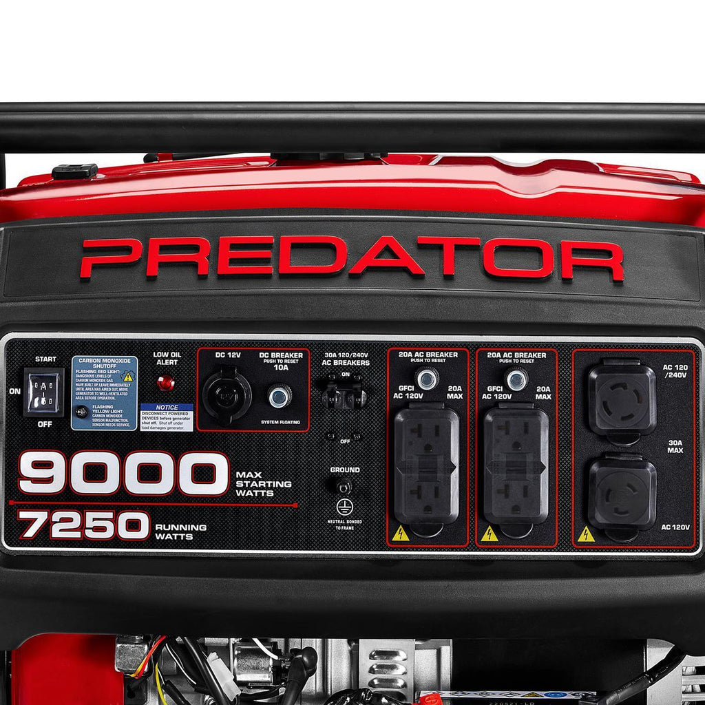 9000 Watt Gas-Powered Portable Generator Q6316