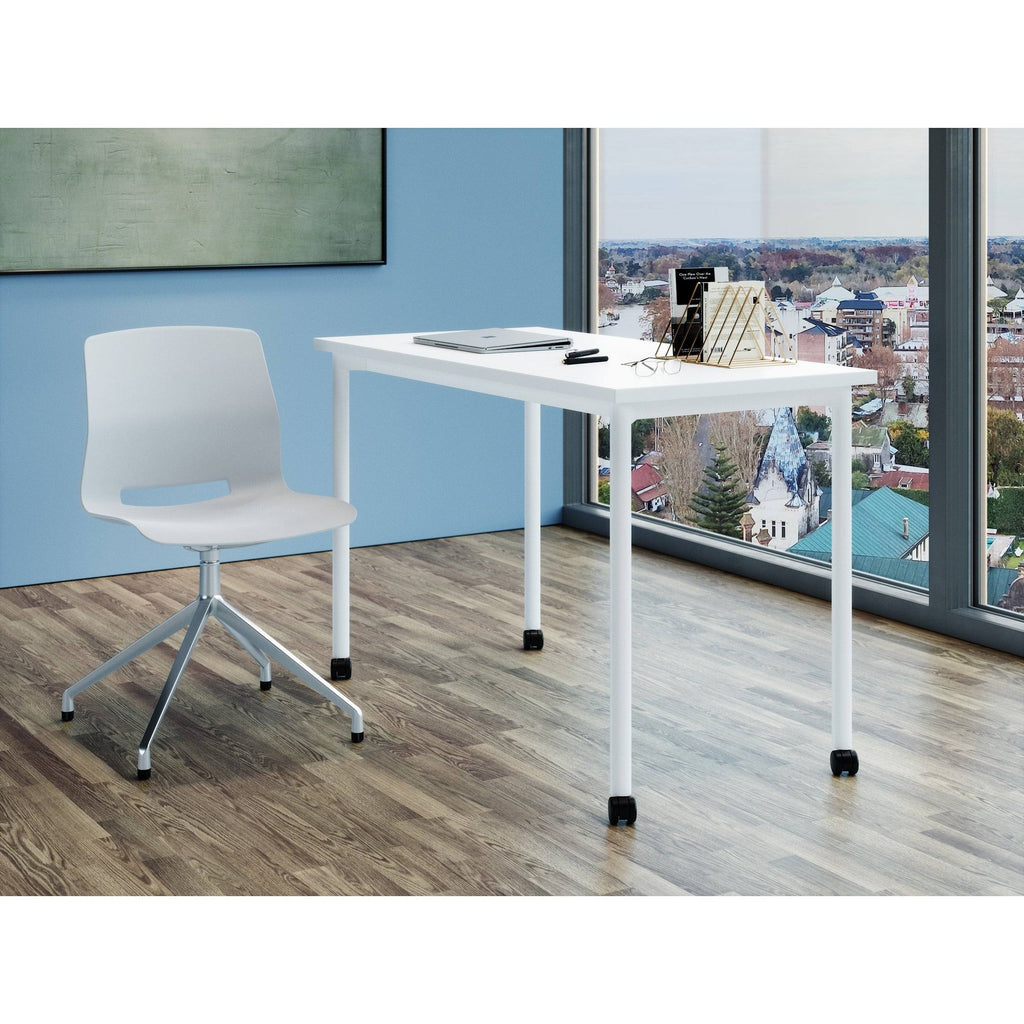 Home Office Desk with Casters F297