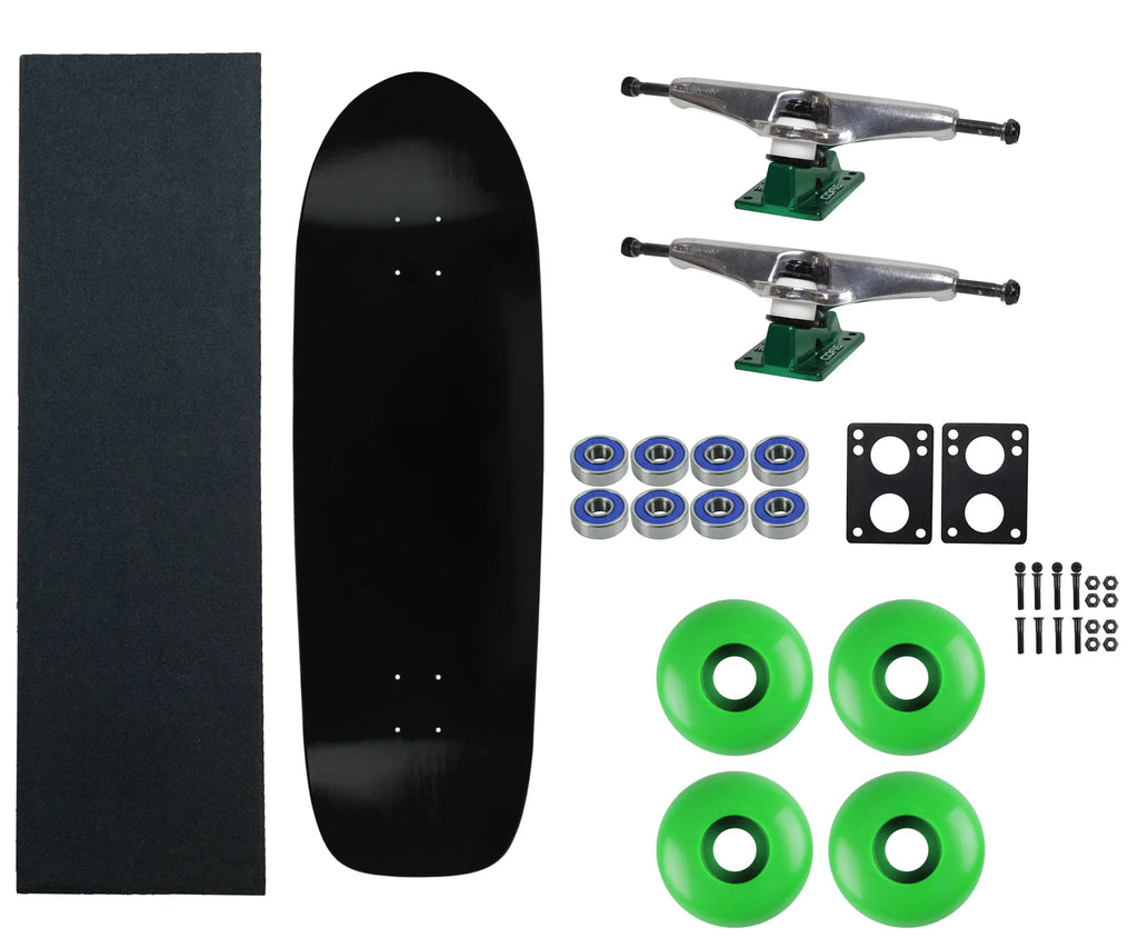 Black 33" Skateboard Complete with Trucks and Wheels D221224