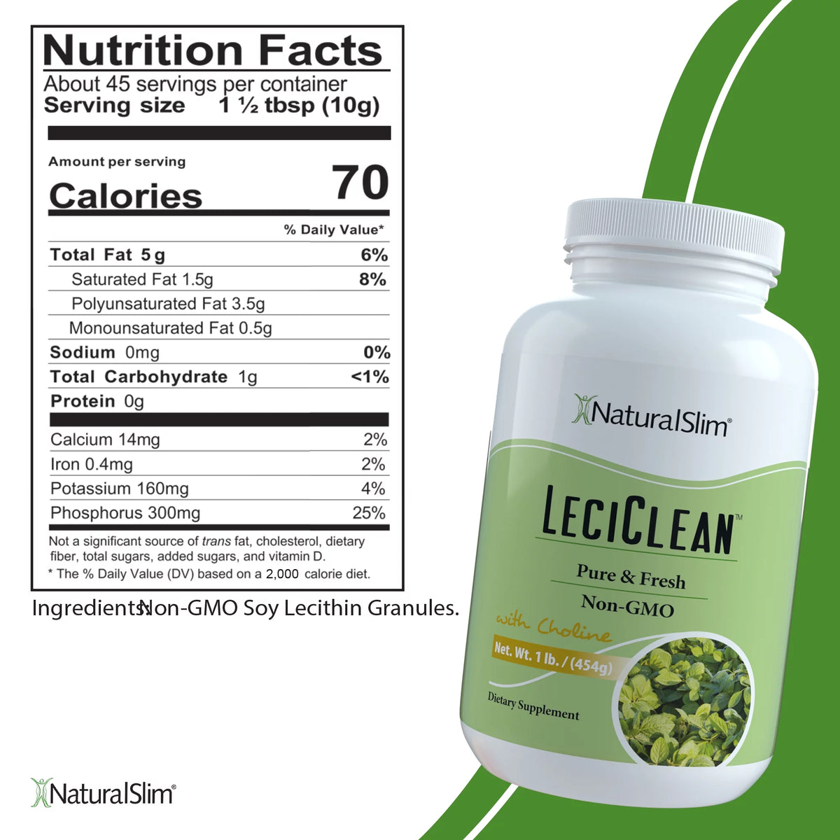 Soy Lecithin Granules with Choline, 454 grams B12049