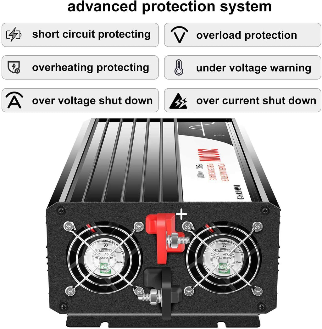 1500W Pure Sine Wave Solar Inverter F45078