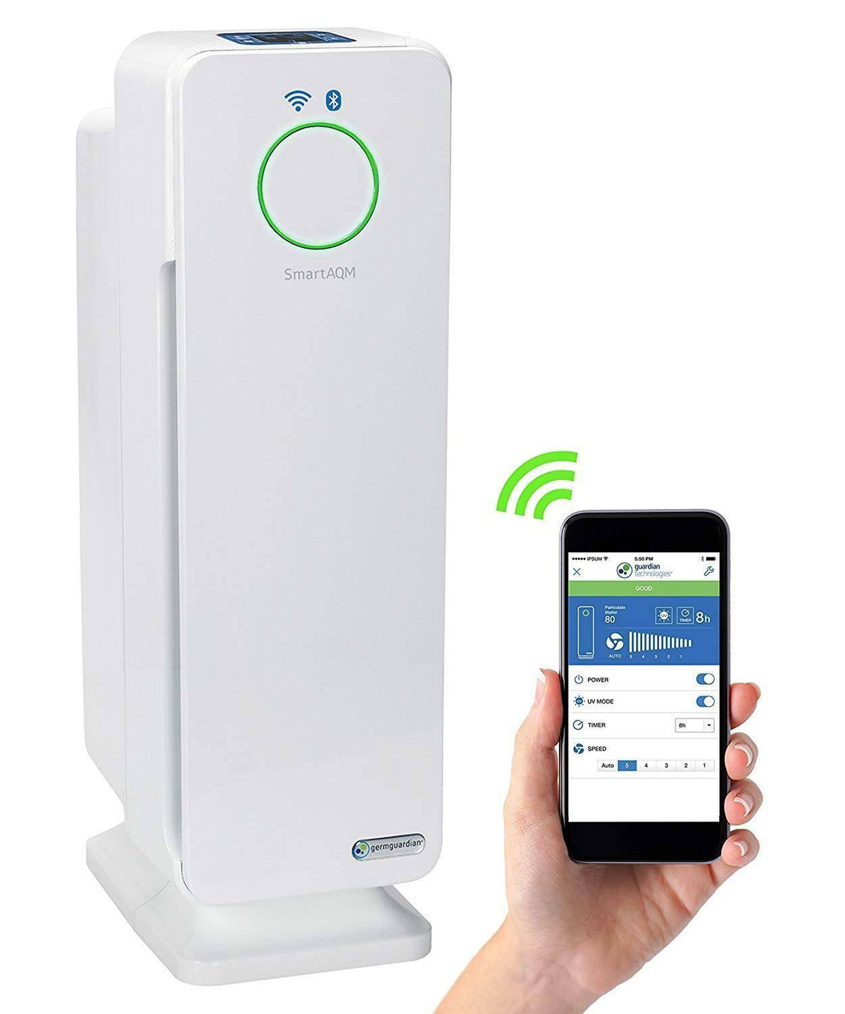 WiFi Smart 4-in-1 Air Purifier with HEPA Filter Y789831