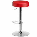 Red Swivel Adjustable Height Bar Stool T908