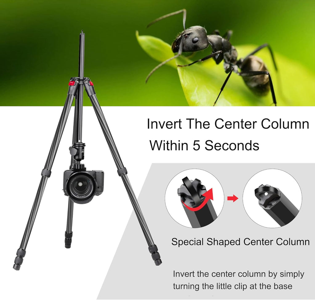Carbon Fiber Camera Tripod Monopod Kit Q4436
