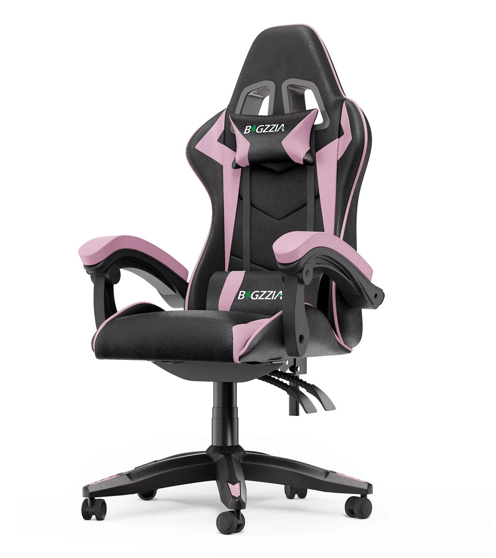 Purple Ergonomic Gaming Chair with Headrest & Lumbar Pillow L7330